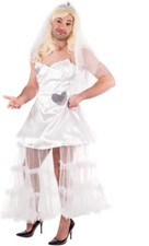 Mens Runaway Bride Costume M L