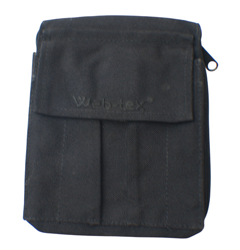 Webtex black notebook case - black,