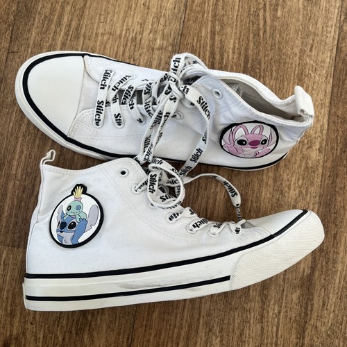 Disney stitch white - high, tops