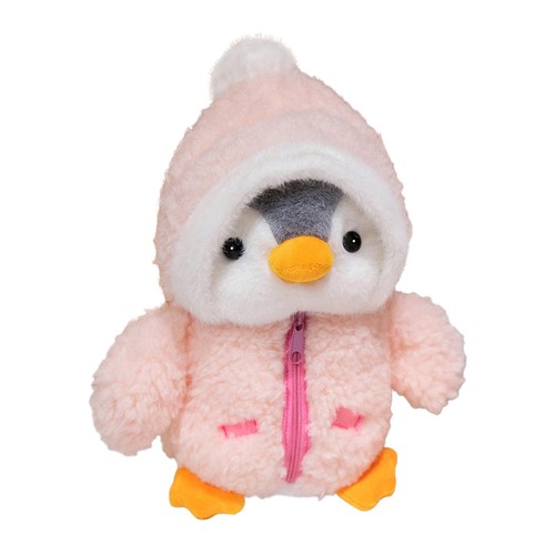 Cute pink penguin plush - pink, toy