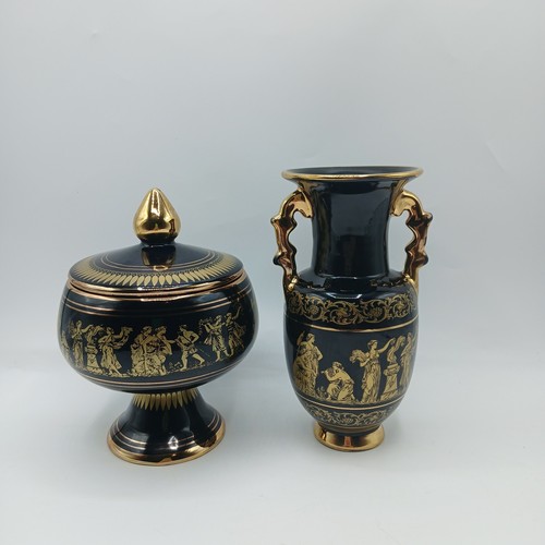 Vintage greek black 24k - vintage,