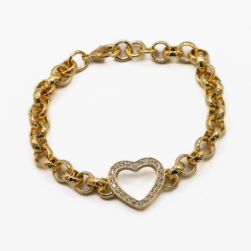 Women 9ct gold heart charm - women,