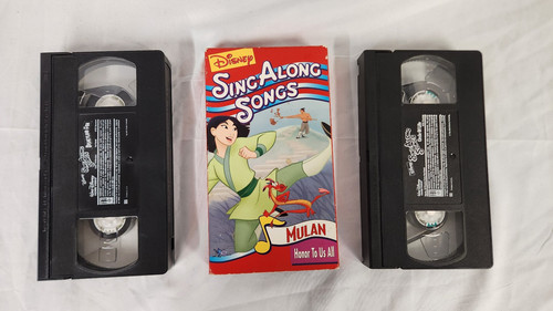 Disney sing along songs vhs - disney,