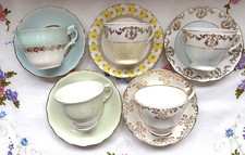 Pale pastel harlequin china