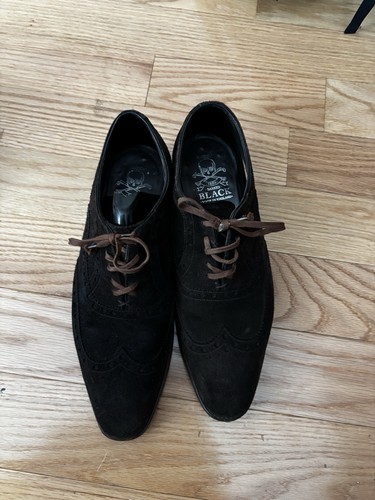 Barker black brown suede - us,