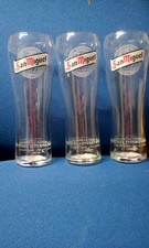 San Miguel Pint Glasses x3