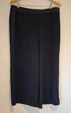 Boden Navy Wide Leg Trousers