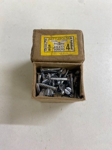 Box chrome countersunk screws - countersunk,