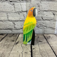 20cm Yellow Parrot Bird