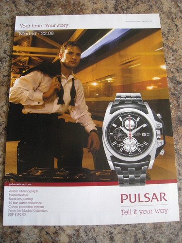 Pulsar alarm chronograph - alarm,