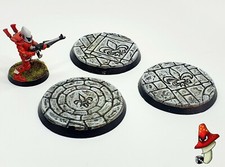 3 x 50mm resin bases, sisters