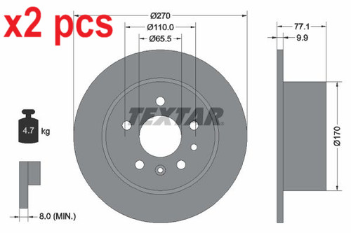Pcs sides fits - fits, opel