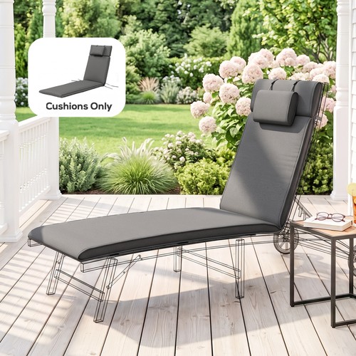 Garden sun lounger cushion - garden,