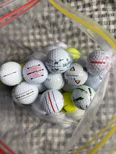 Mixed golf balls used - used,, 10