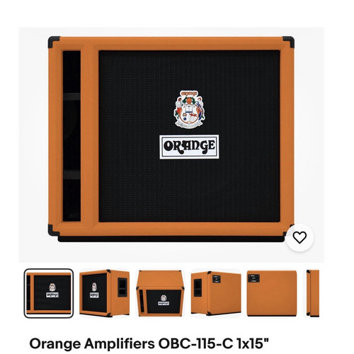 Orange obc115 1x15 bass - obc115, 1x15"