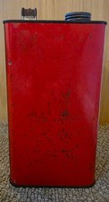 vintage oil metal can