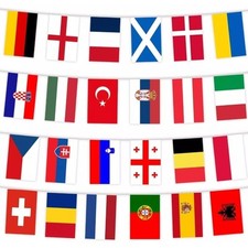 8m European Flag Bunting