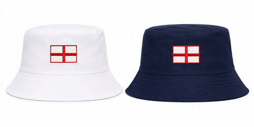 England bucket hat embroidered - england,