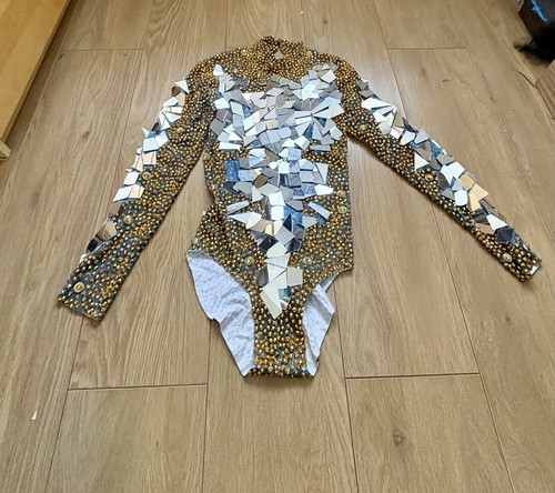 Showgirl leotard rhinestoned - showgirl,