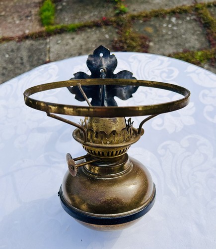 Antique duplex oil lamp - duplex,