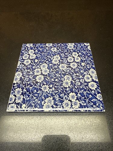 6x6 blue calico staffordshire - 6x6,