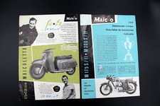 2 old advertising sheets Maico motorcycles 1960s