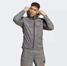 Size S adidas X Marimekko Marathon Men's Running Jacket HR8203 Packable Coat New