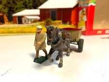BRITAINS.1.32.FARM.LEAD.METAL.HORSE.FARM CART.CARTER.FARM HORSE.CART. HANDLER
