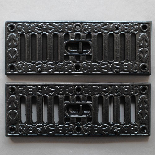 Solid cast black air vent - cast,