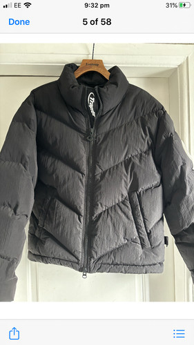 Trapstar black puffer coat - puffer,