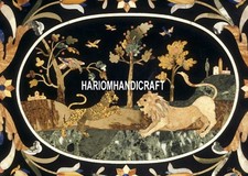 Black Marble Tops Dining Table