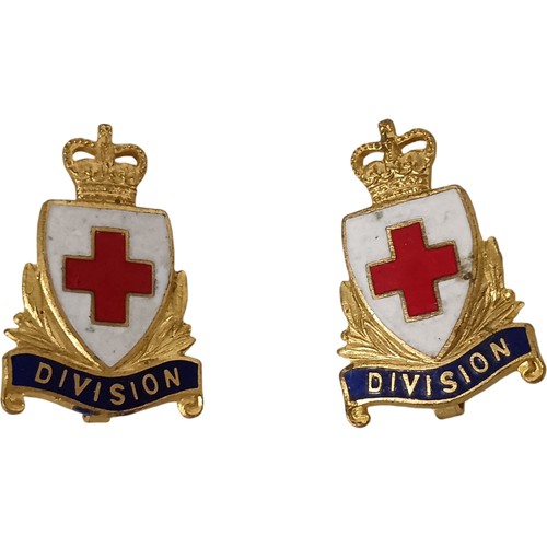 Vintage red cross - cross, division