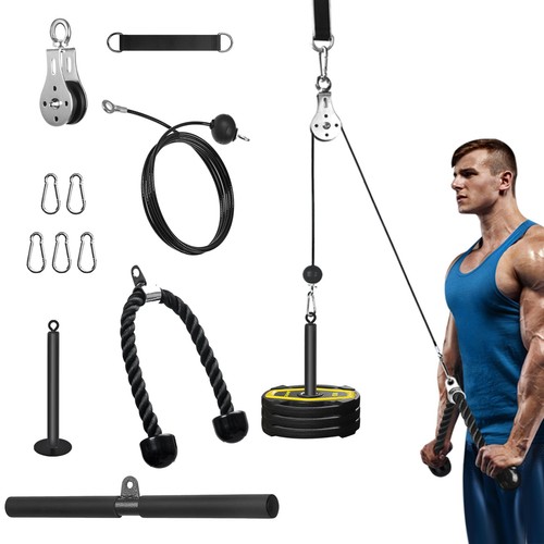 Cable pulley system home gym - system,