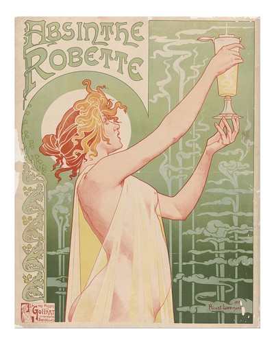 Art nouveau absinthe - nouveau,