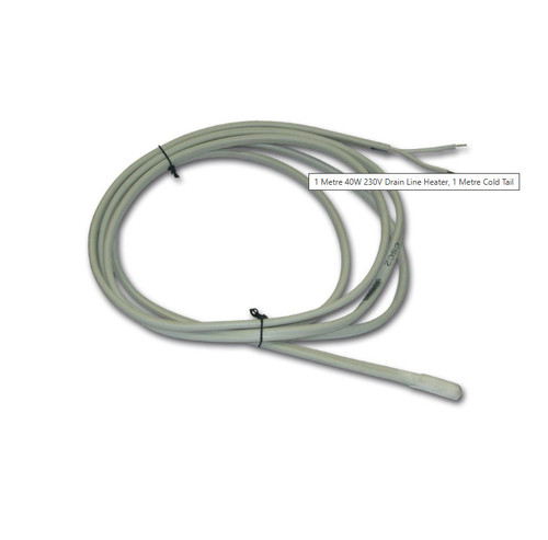 Drain line heater cable for - heater,