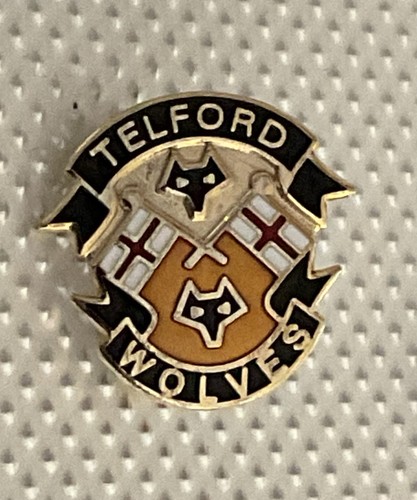 Vintage telford wolves enamel - wolves,