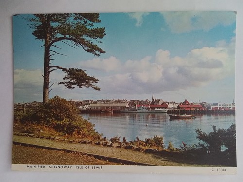 Vintage postcard main pier - vintage,