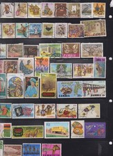(Z-207) ZAMBIA ASSORTED STAMPS
