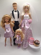 Barbie Wedding Set with 4