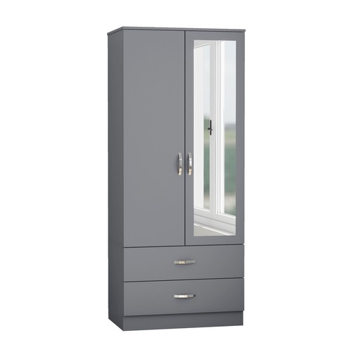 Wooden door wardrobe with - 2,