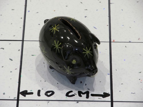 Vintage small black ceramic