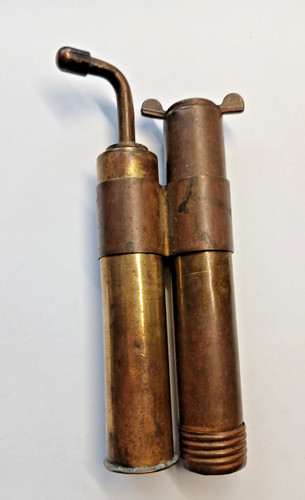 Antique alcohol brass blow - antique,