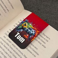 Personalised Magnetic Bookmark Gaming Fan Gift For Kids Book Lover Bookworm