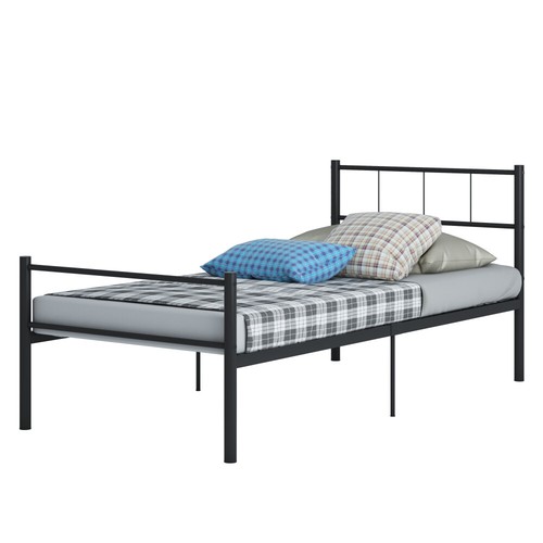 Single bed solid 3ft metal - single,