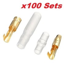 Suzuki T125 Stinger - Brass Plated Bullet Connectors (x100 sets)