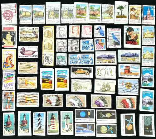Usa vintage postage stamps - stamps,