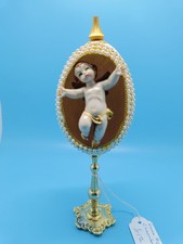 Real Goose Egg Decorated On