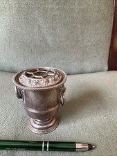 Silver Coloured Flower Vase