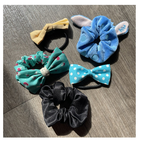 5pc fabric hair - fabric, &