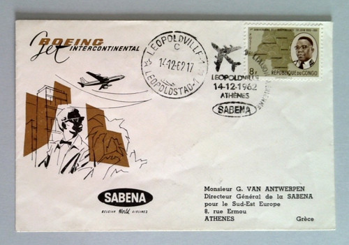 1962 congo sabena first - congo,